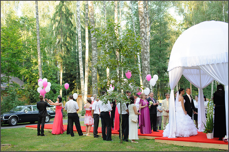 santuokos ceremonija lauke